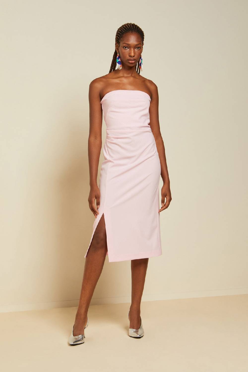 Ottod'Ame Bustier Dress With Slit