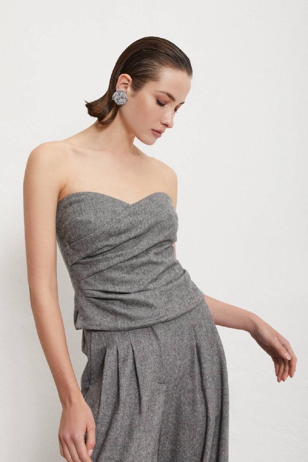 Ottod'Ame Bustier With Pleats