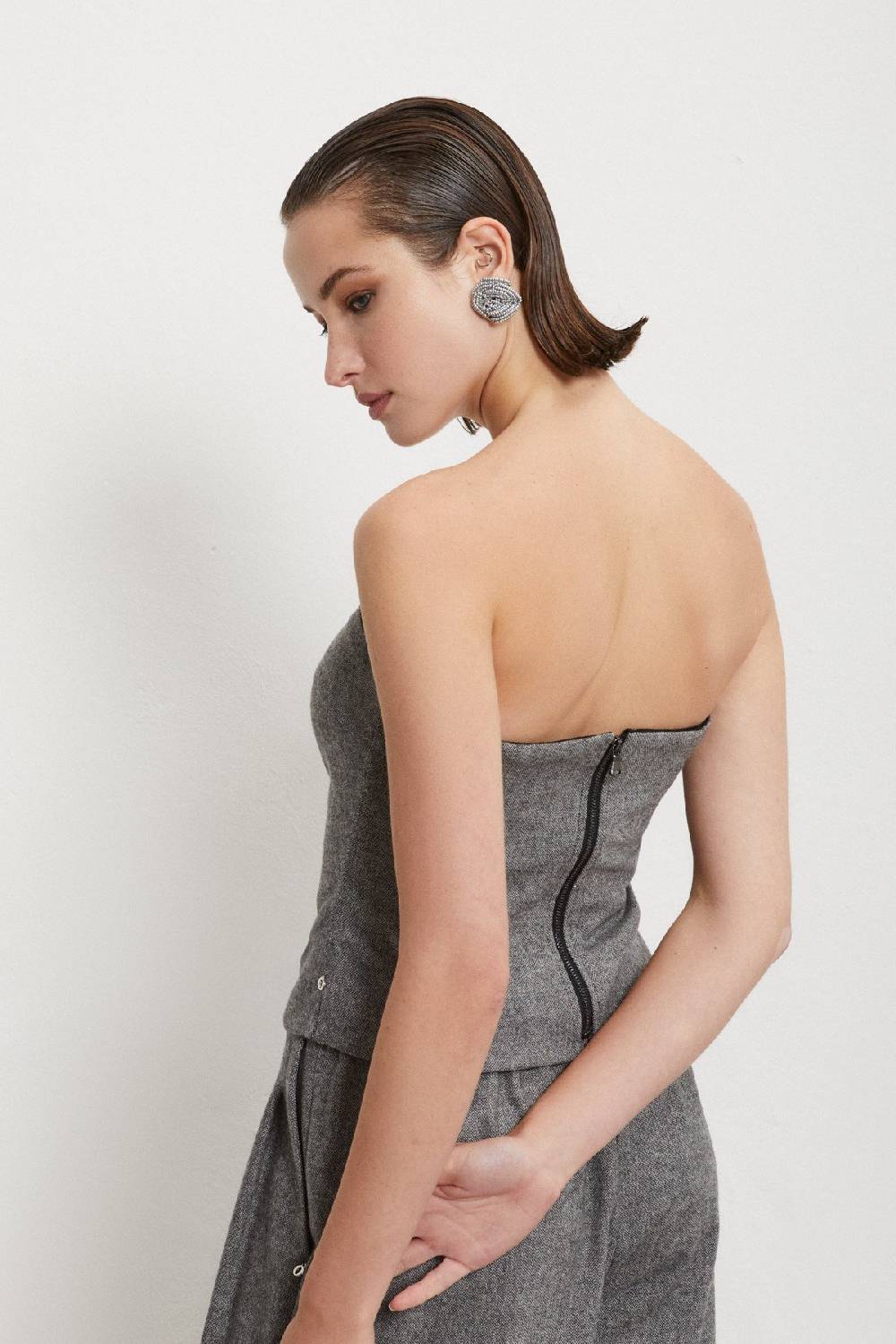 Ottod'Ame Bustier With Pleats