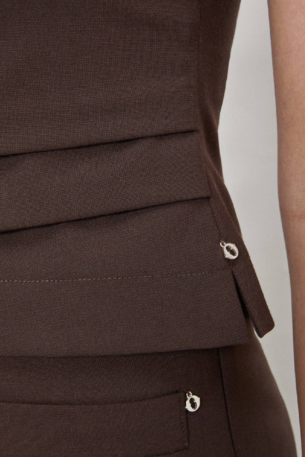 Ottod'Ame Bustier With Pleats