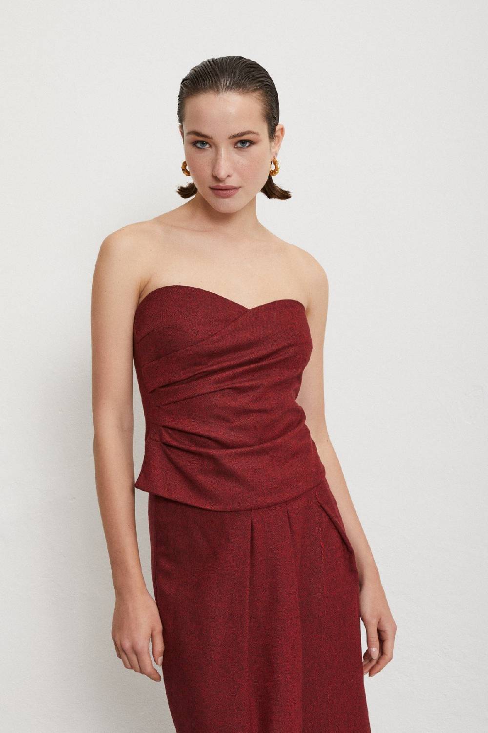 Ottod'Ame Bustier With Pleats