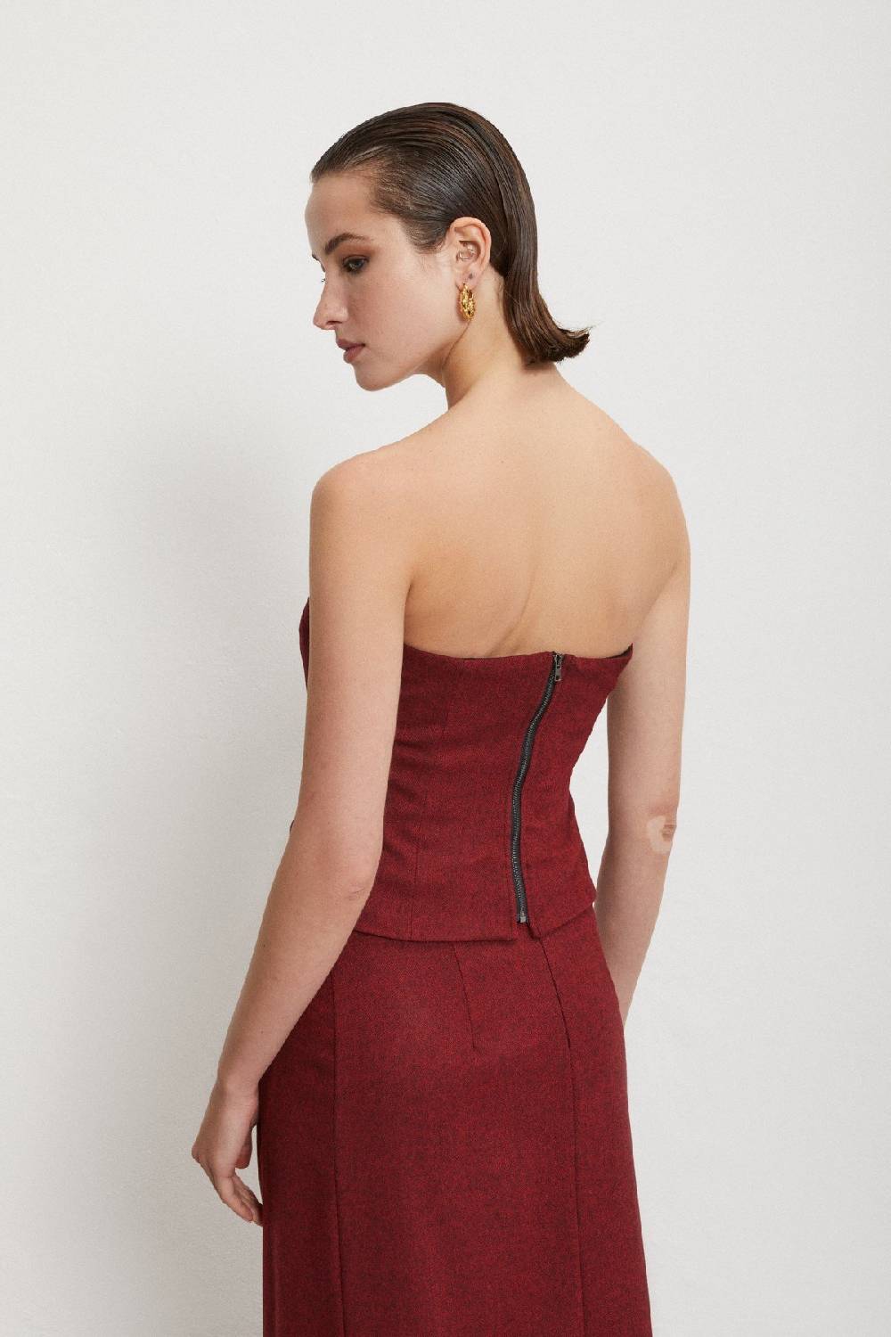 Ottod'Ame Bustier With Pleats