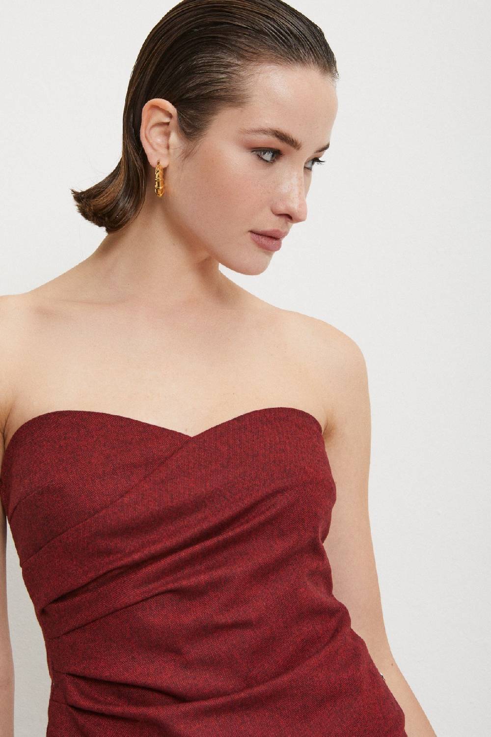 Ottod'Ame Bustier With Pleats