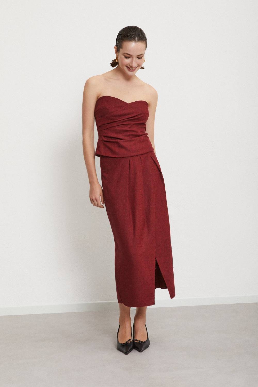 ottod'Ame Bustier with pleats