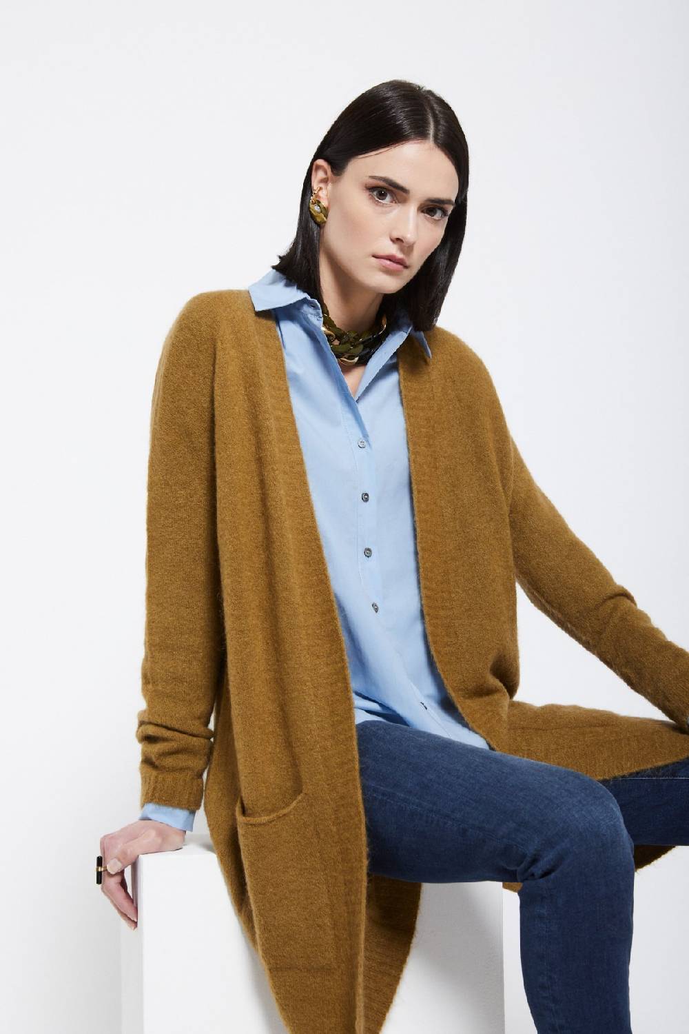 Ottod'Ame Cardigan Without Buttons