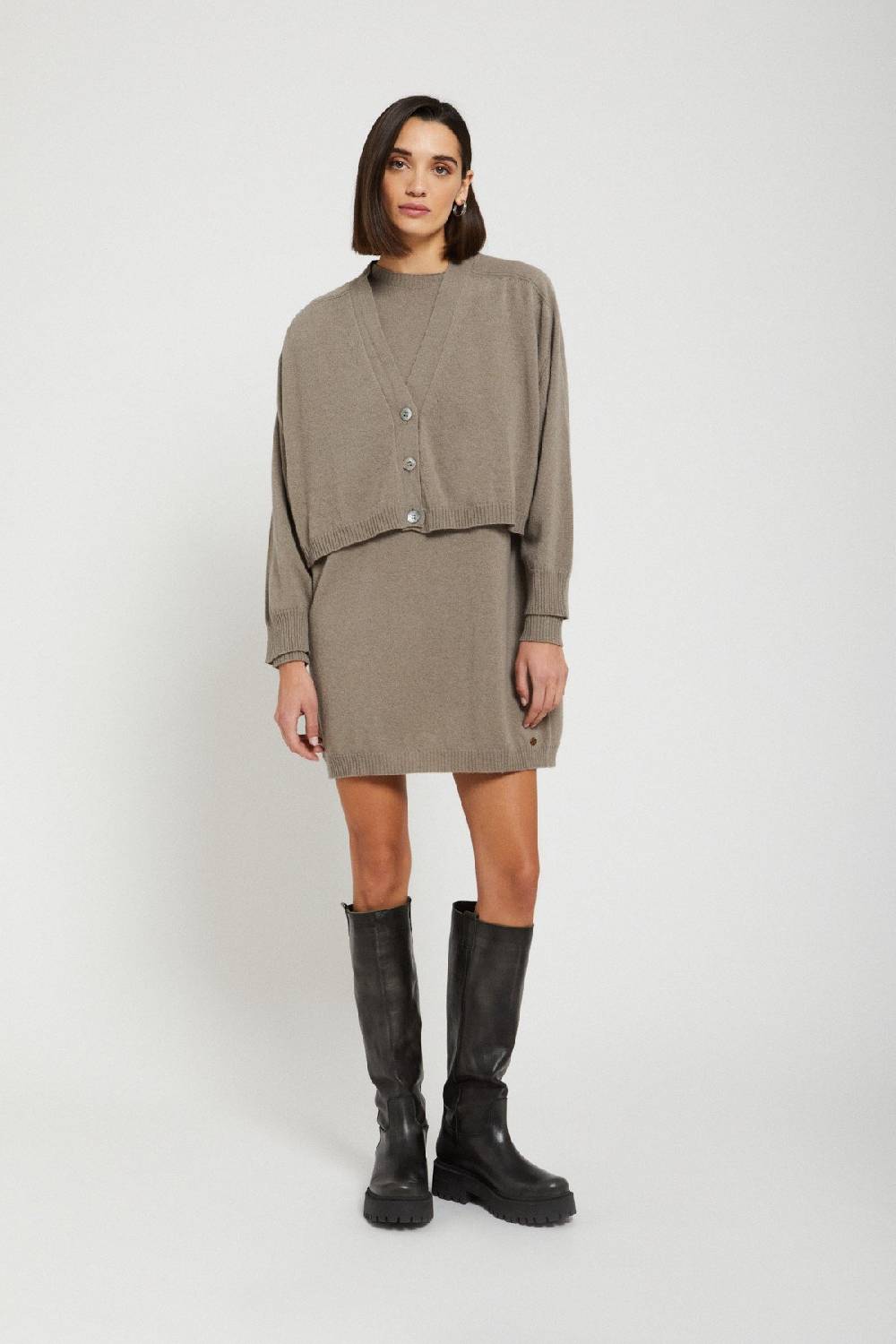 Ottod'Ame Cashmere Blend Short Dress