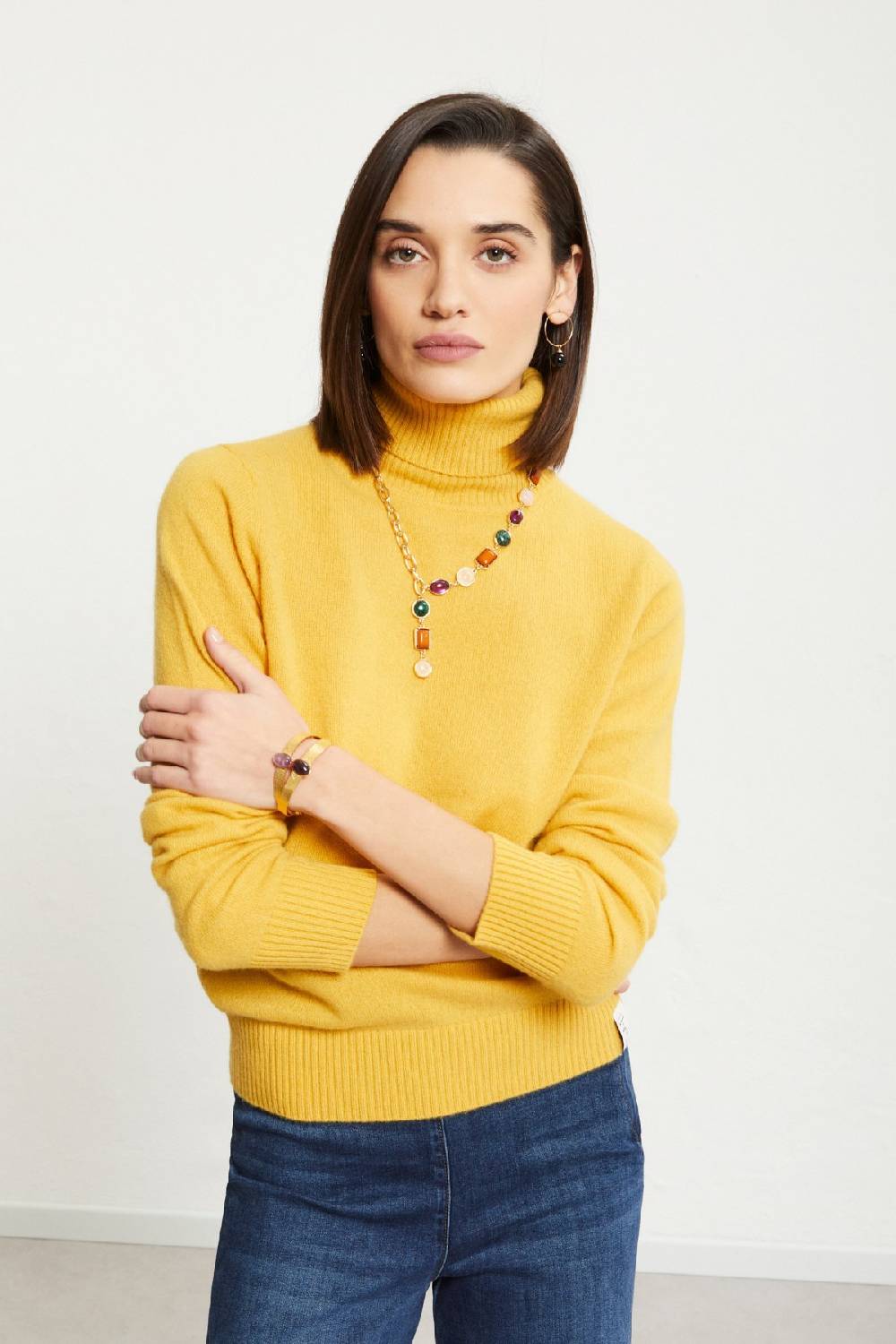 Ottod'Ame Cashmere Jumper With Turtleneck