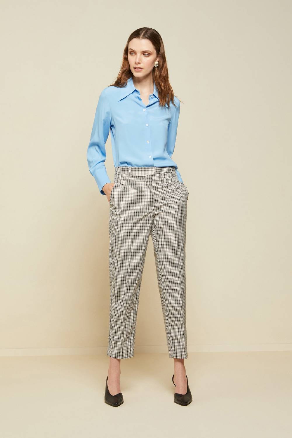 ottod'Ame Check trousers