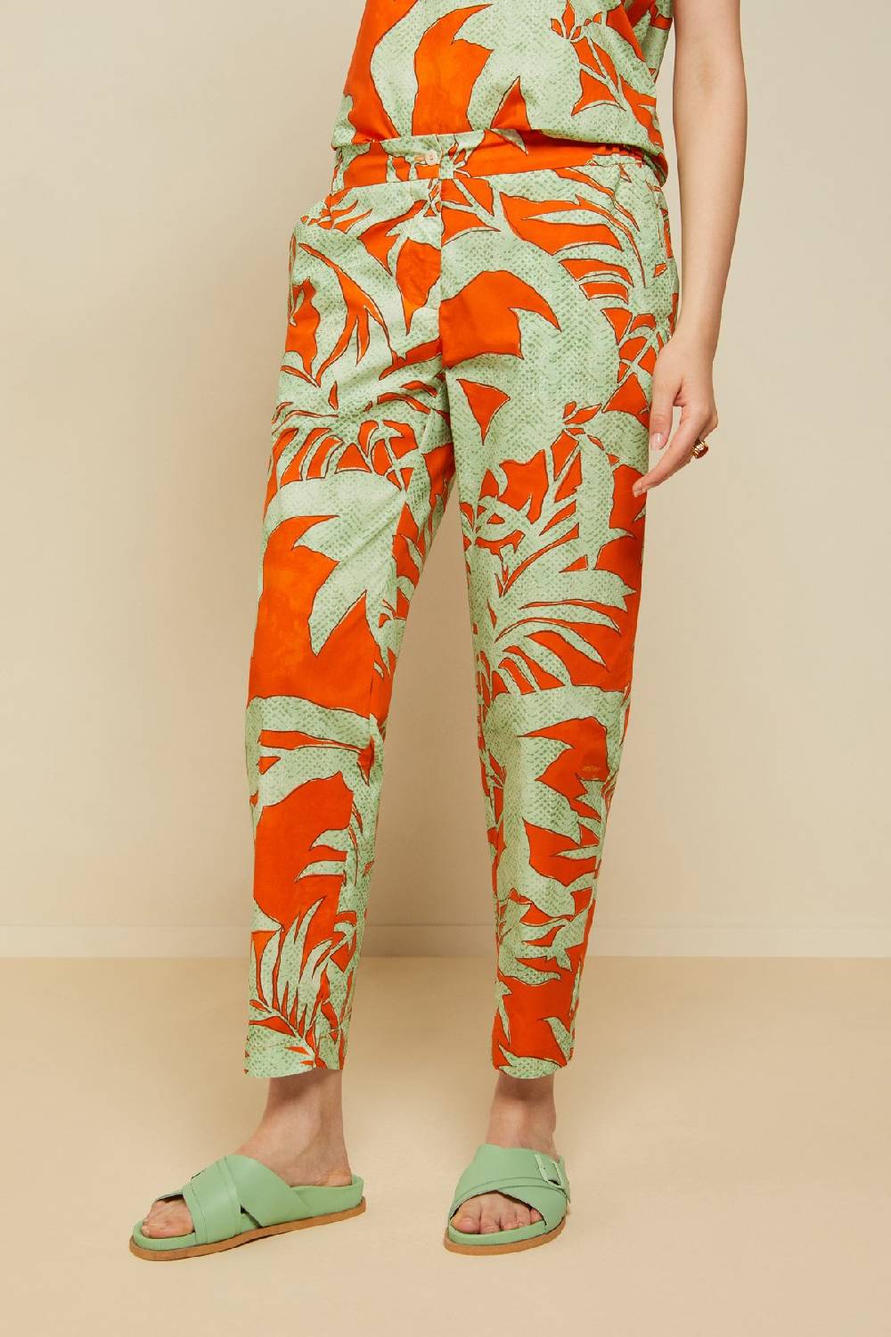 Ottod'Ame Cotton Ankle Lenght Trousers