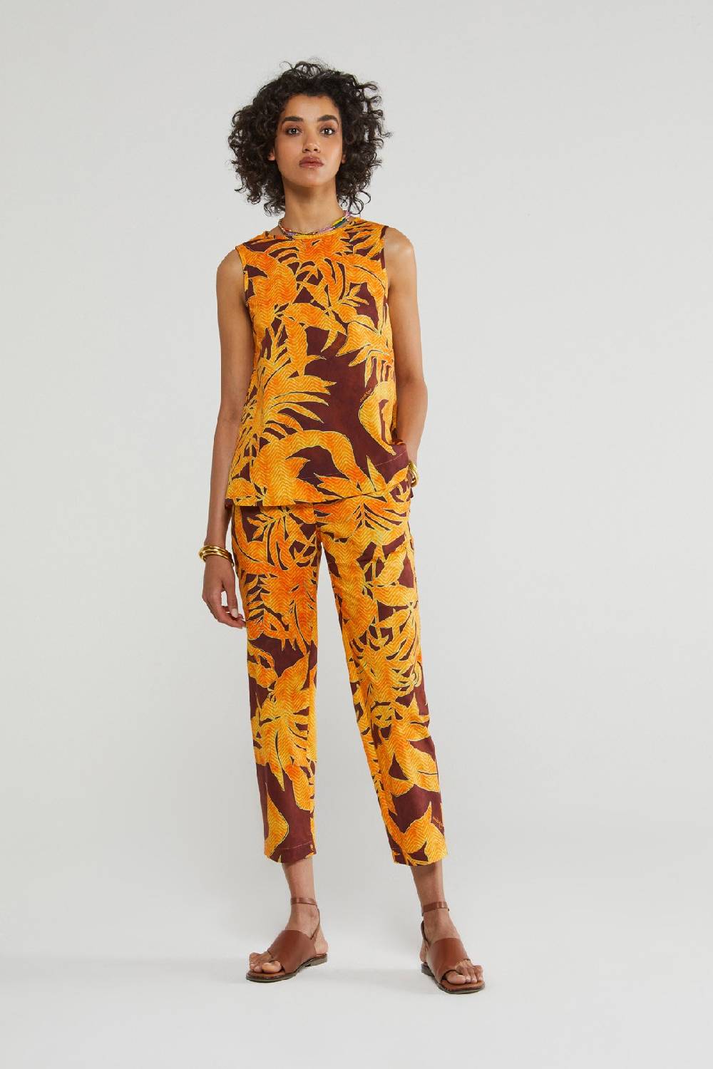 Ottod'Ame Cotton Ankle Lenght Trousers