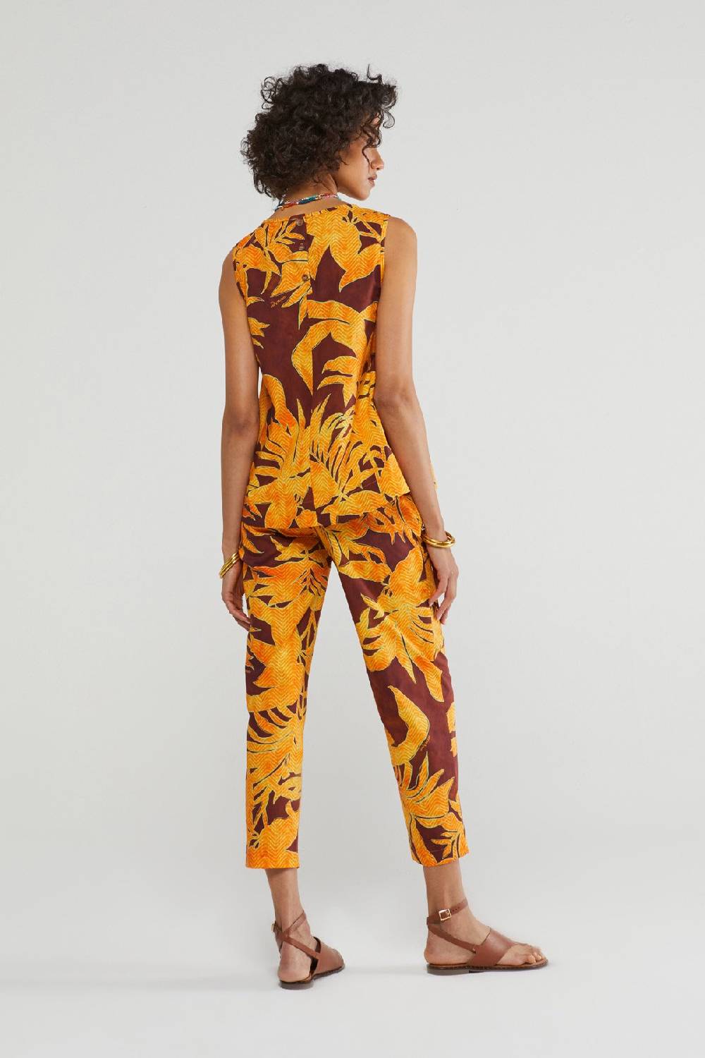 Ottod'Ame Cotton Ankle Lenght Trousers