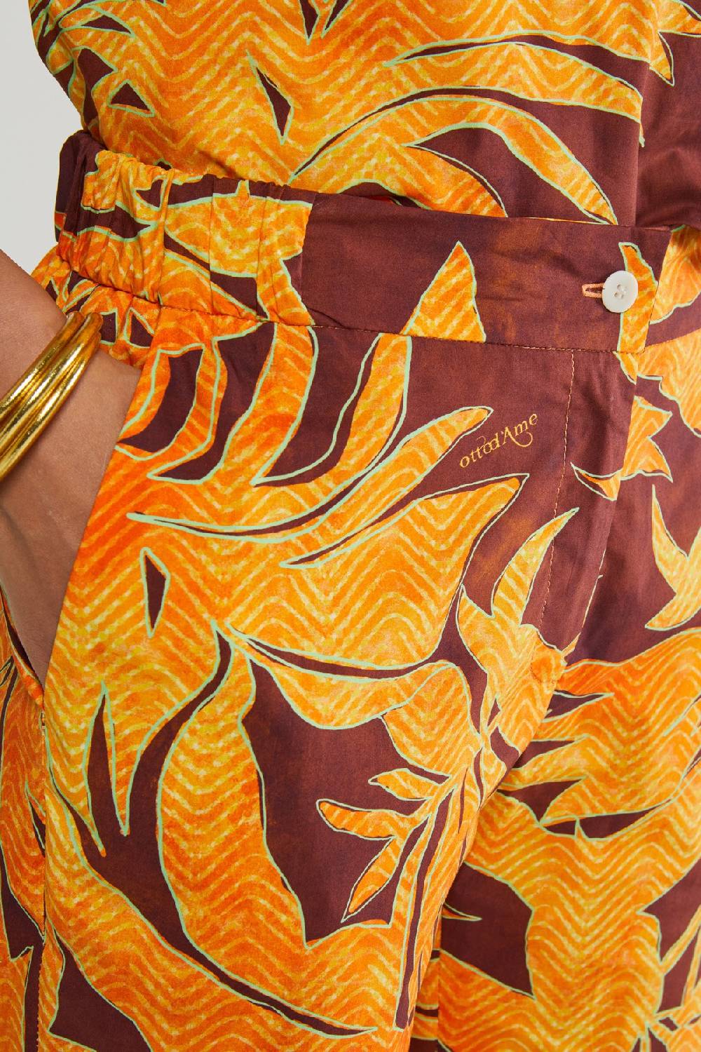 Ottod'Ame Cotton Ankle Lenght Trousers