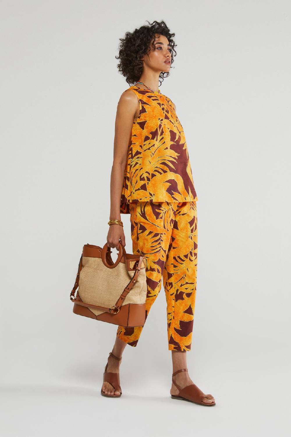 ottod'Ame Cotton ankle lenght trousers