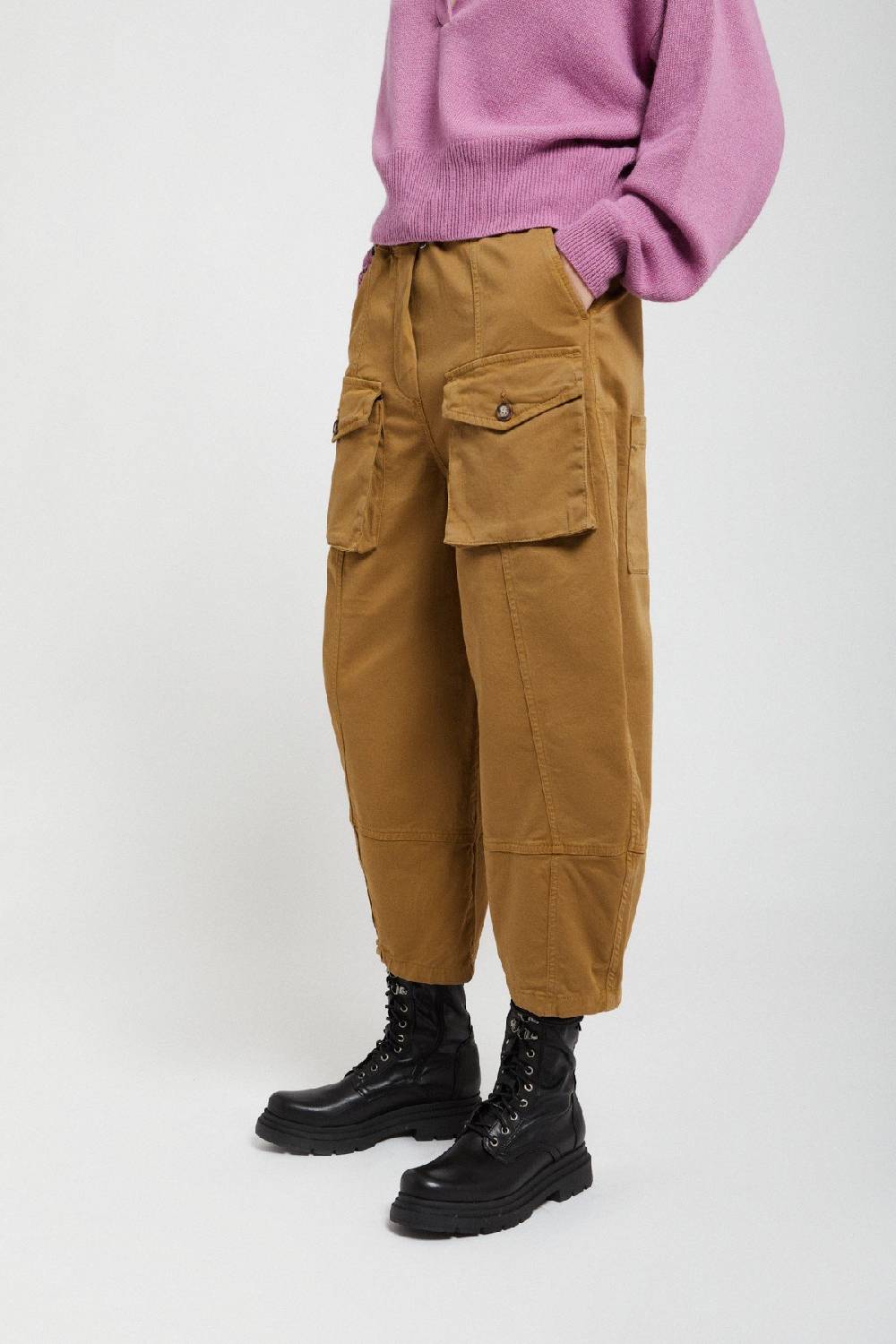 Ottod'Ame Cotton Balloon Trousers