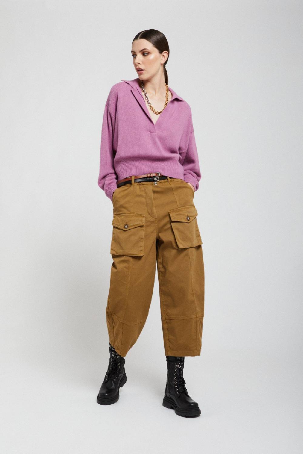 ottod'Ame Cotton balloon trousers