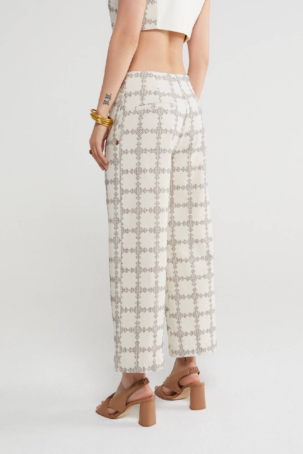 Ottod'Ame Cotton Cropped Trousers