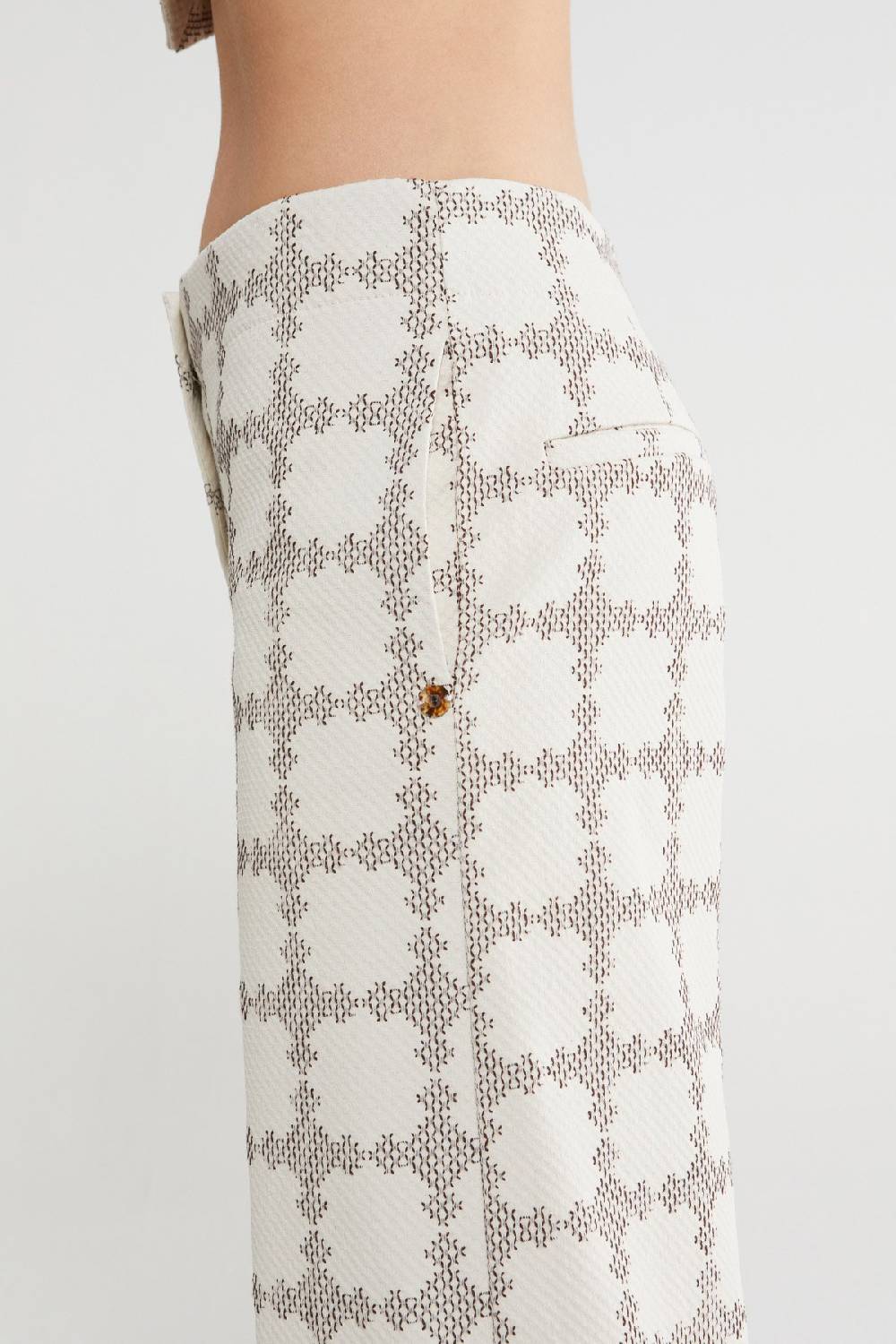 Ottod'Ame Cotton Cropped Trousers