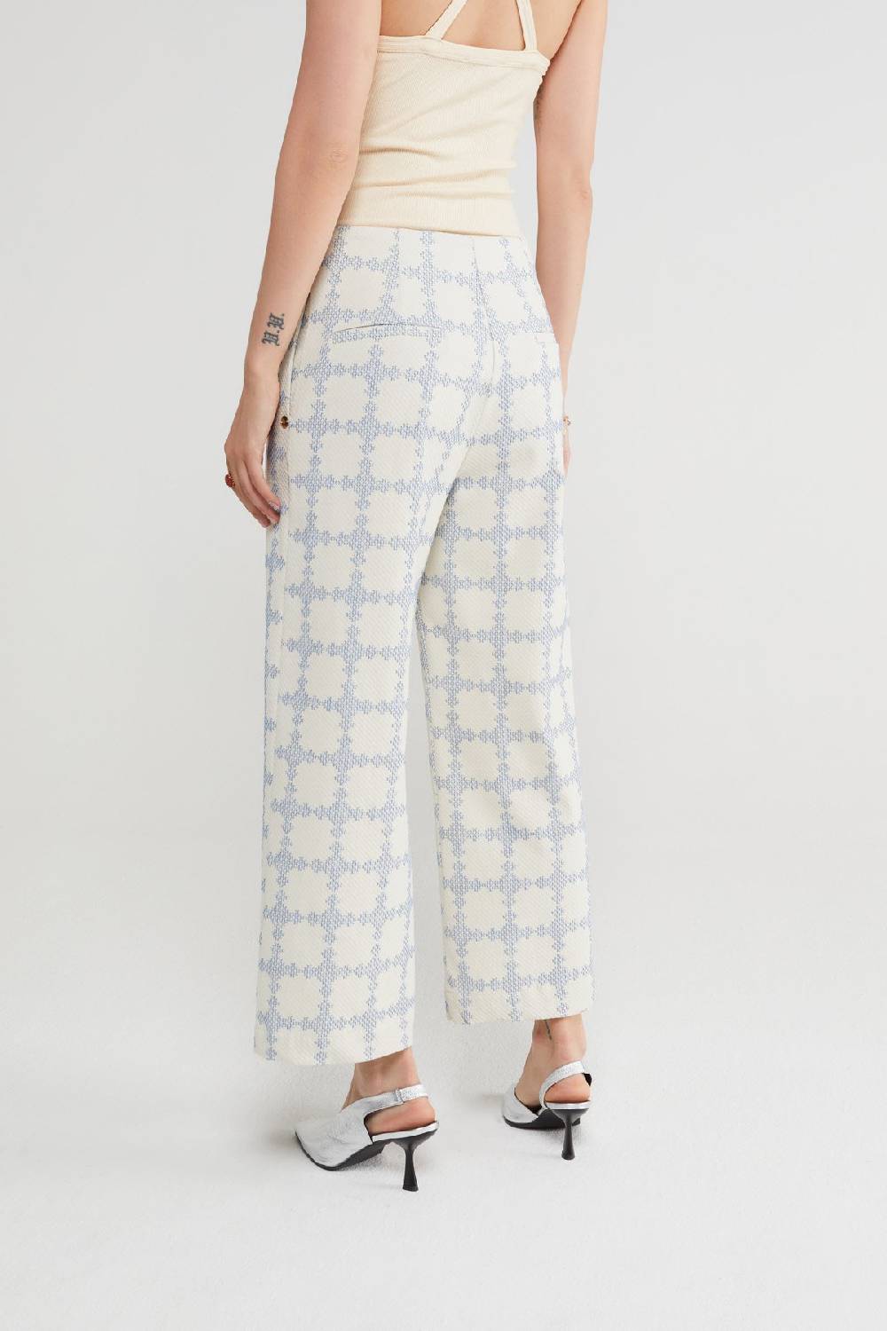 Ottod'Ame Cotton Cropped Trousers