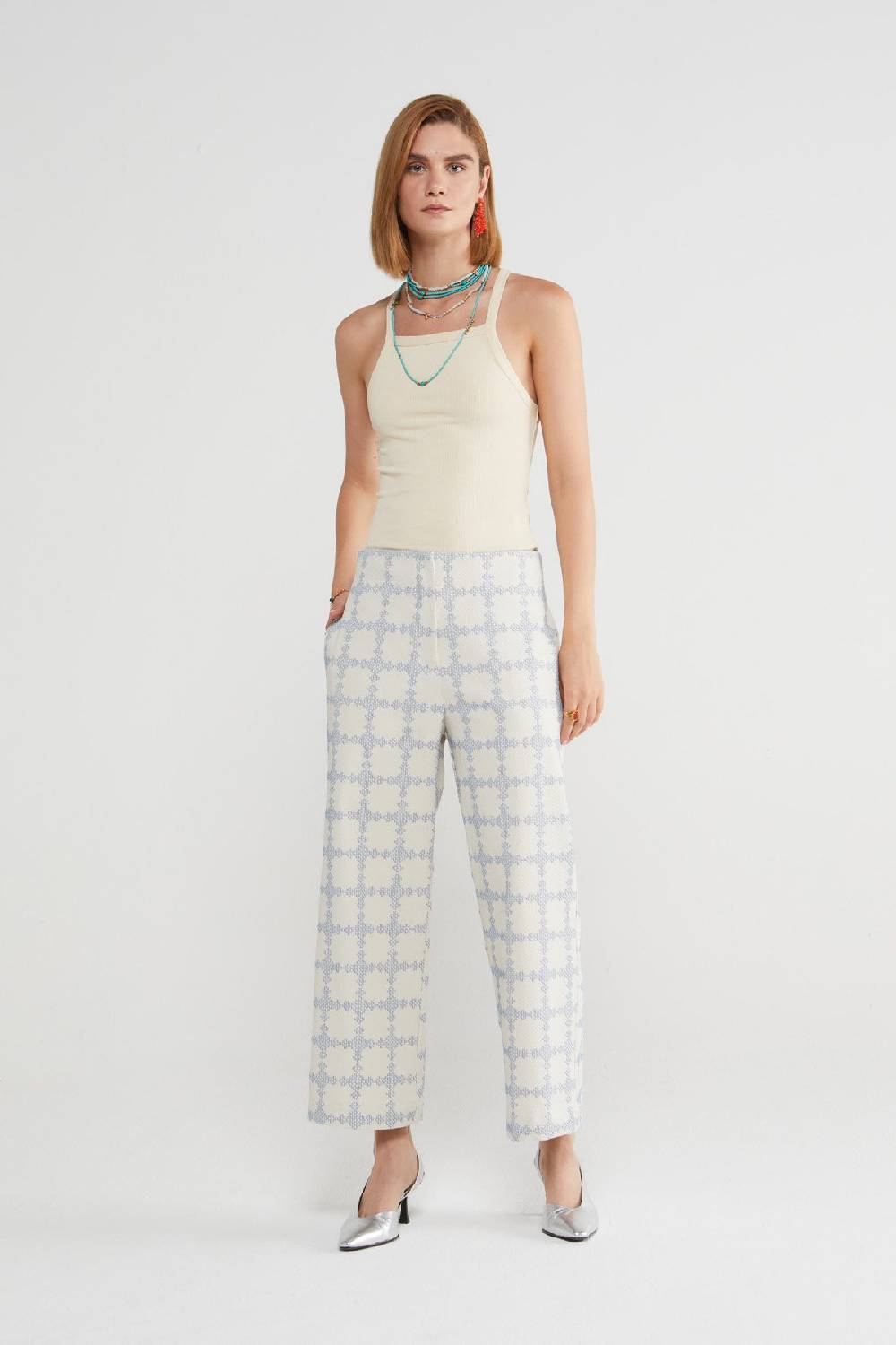 ottod'Ame Cotton cropped trousers