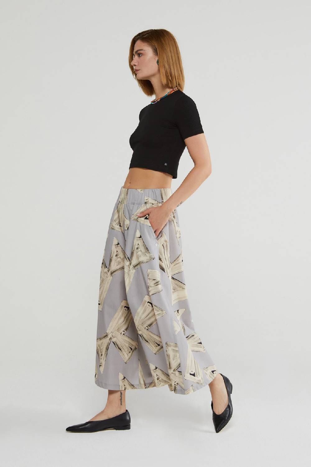 Ottod'Ame Cotton Culottes Trousers