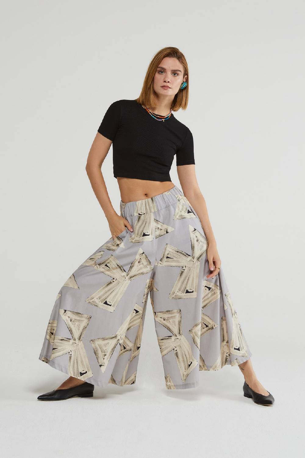 ottod'Ame Cotton culottes trousers