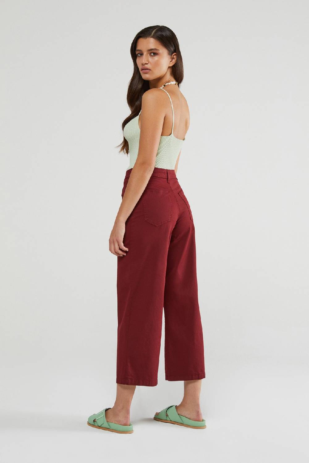 Ottod'Ame Cotton Flare Trousers