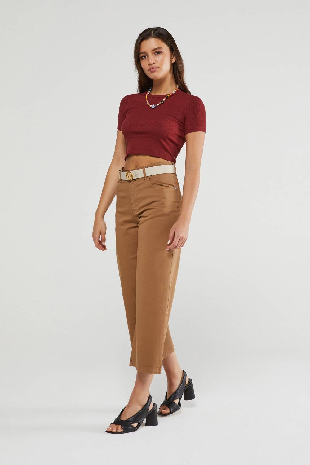 Ottod'Ame Cotton Flare Trousers