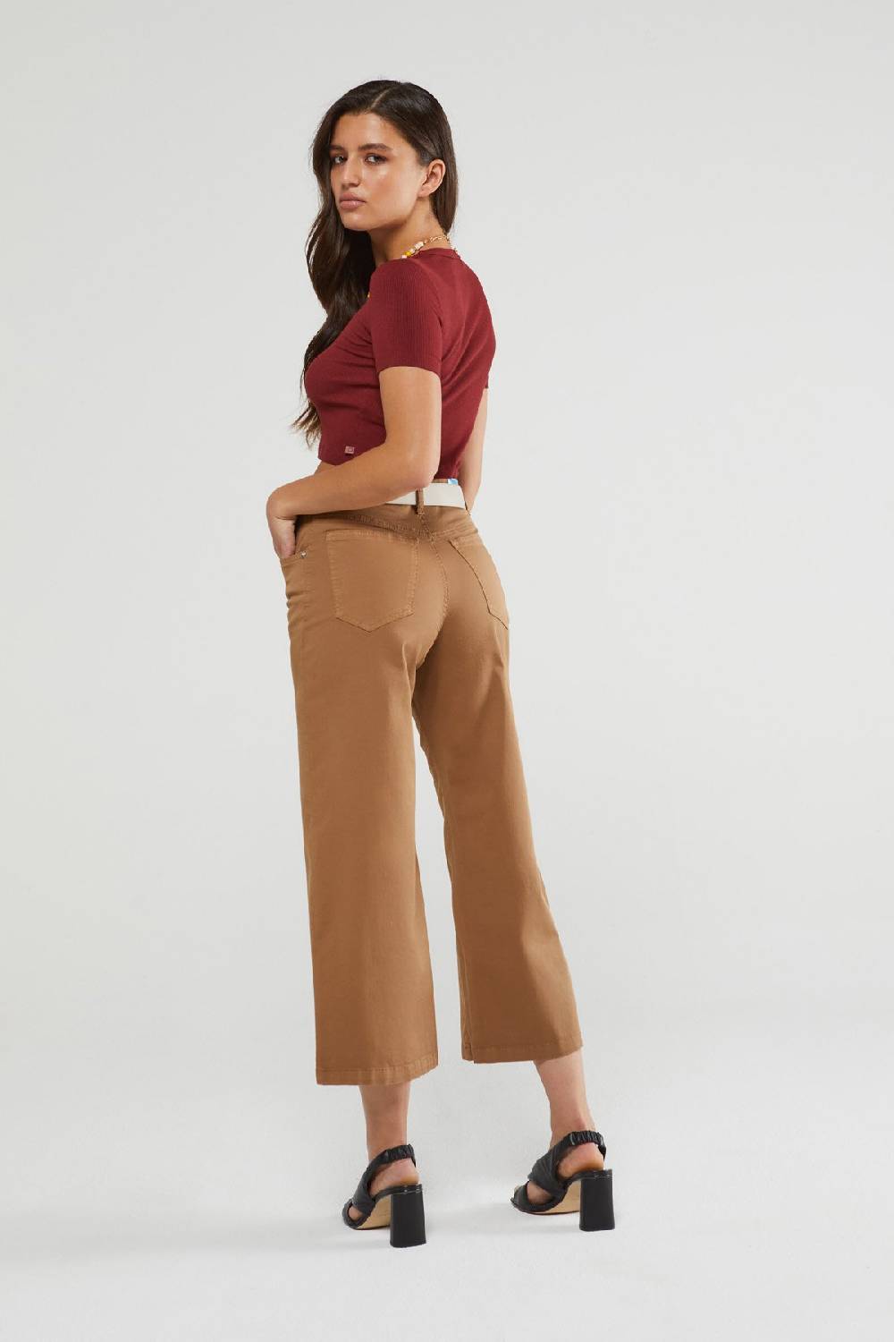 Ottod'Ame Cotton Flare Trousers