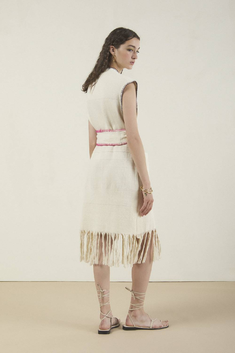 Ottod'Ame Cotton Jacket With Sash