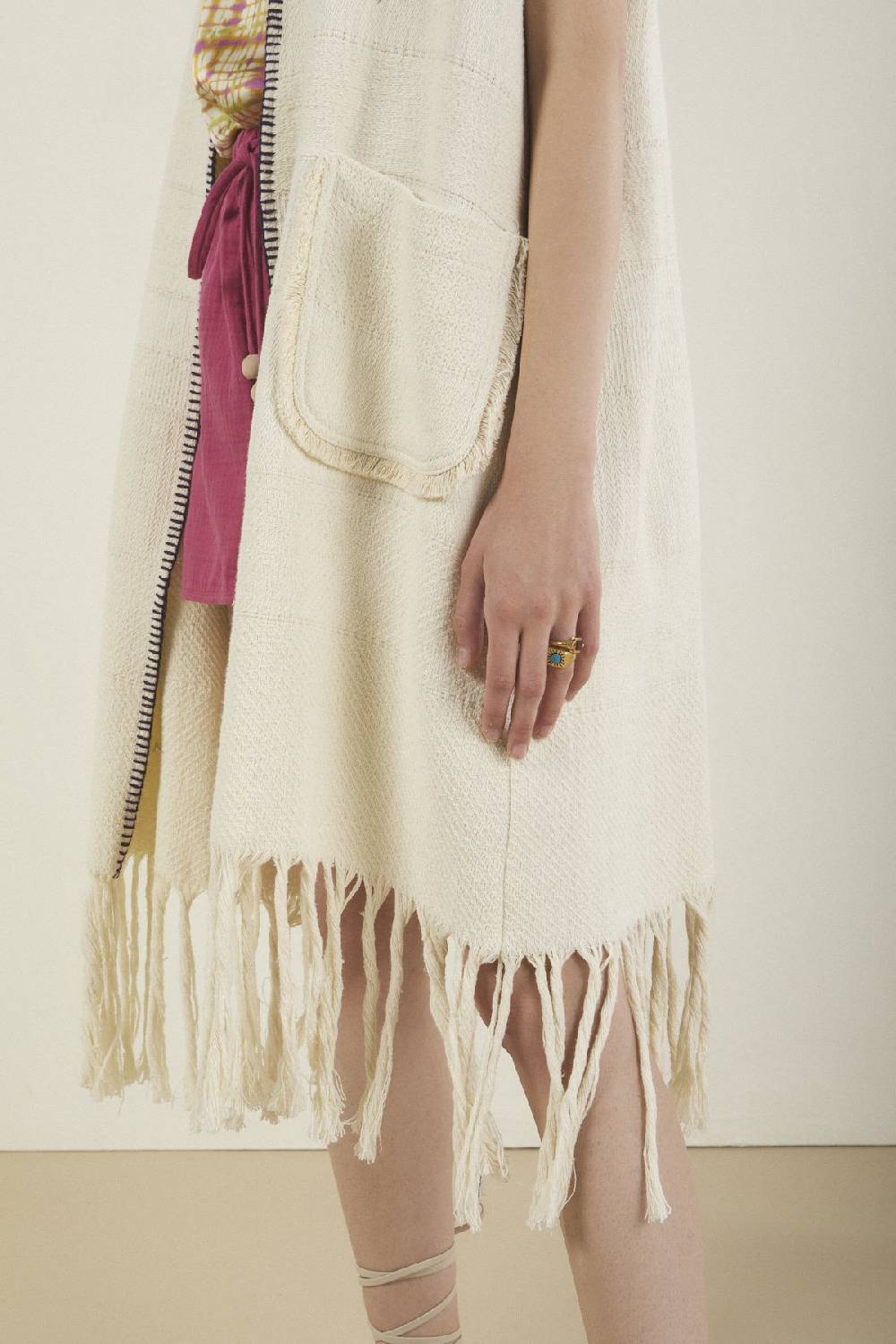 Ottod'Ame Cotton Jacket With Sash