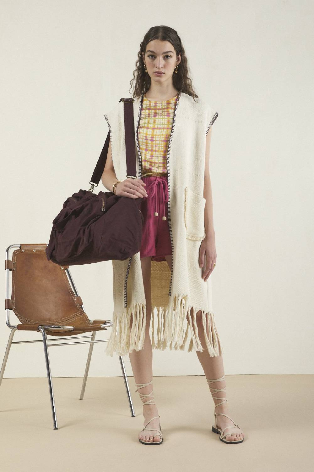 Ottod'Ame Cotton Jacket With Sash