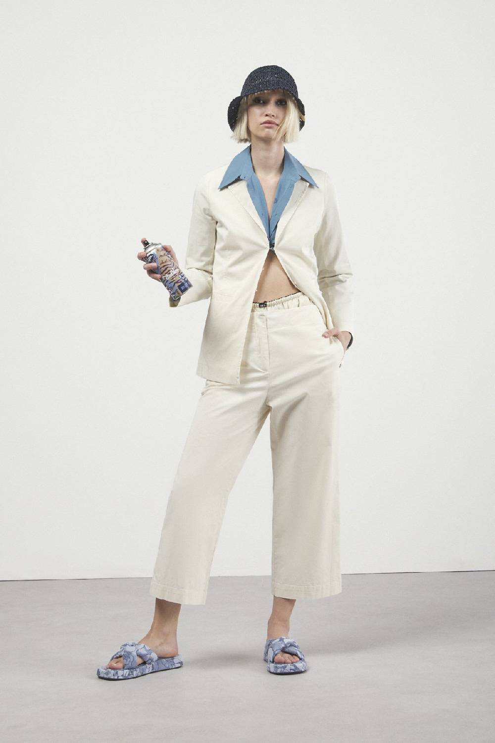 ottod'Ame Cotton jacket with strings