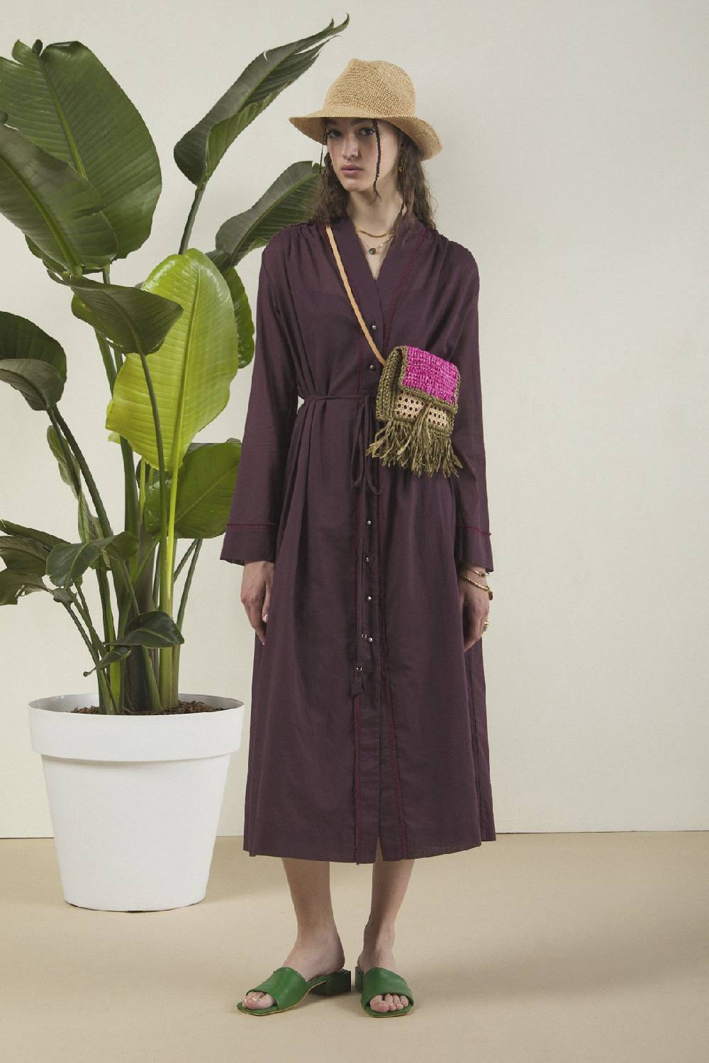 ottod'Ame Cotton long chemisier