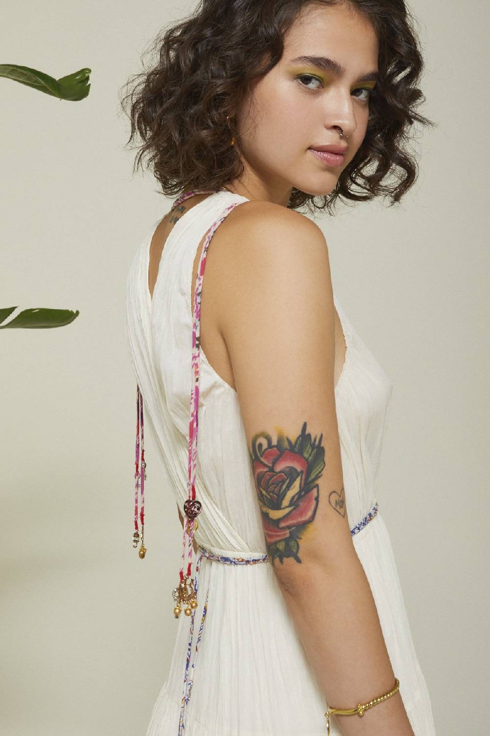 Ottod'Ame Cotton Long Dress With Ruffles