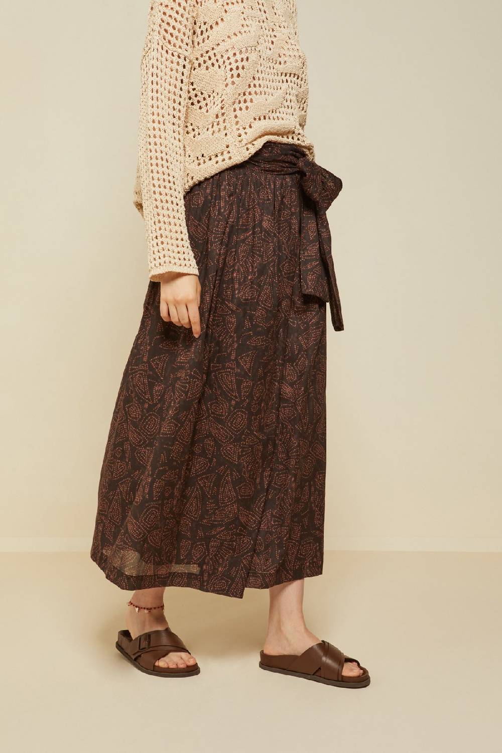 Ottod'Ame Cotton Long Skirt