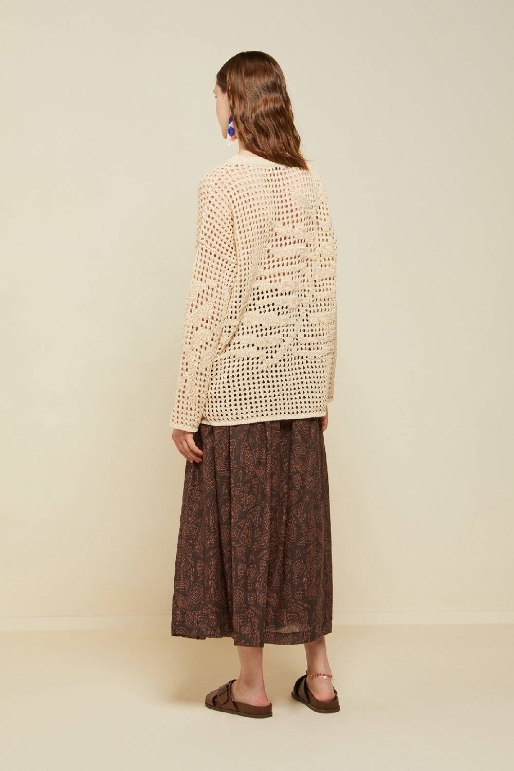 Ottod'Ame Cotton Long Skirt