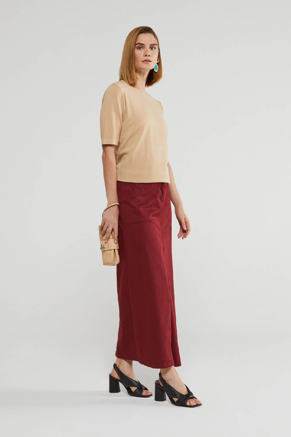 ottod'Ame Cotton long skirt