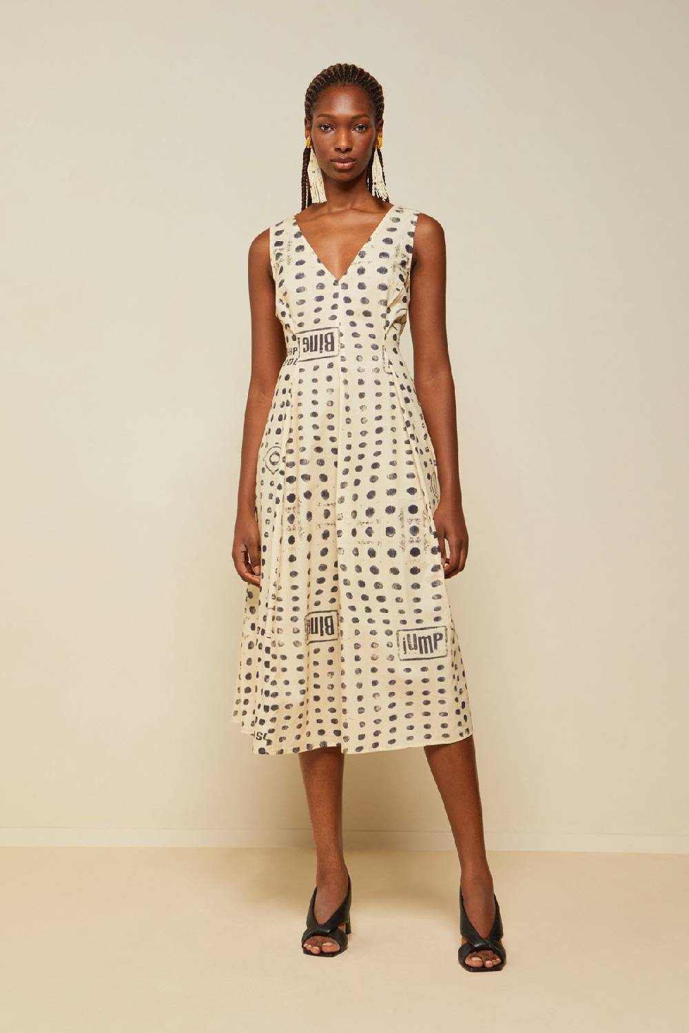 Ottod'Ame Cotton Midi Dress