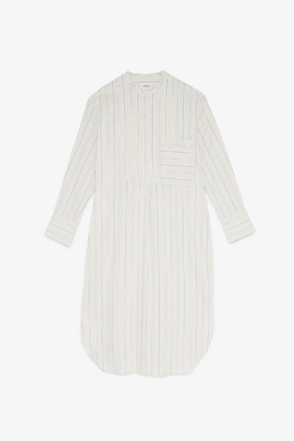 Ottod'Ame Cotton Midi Dress With Rounded Bottom