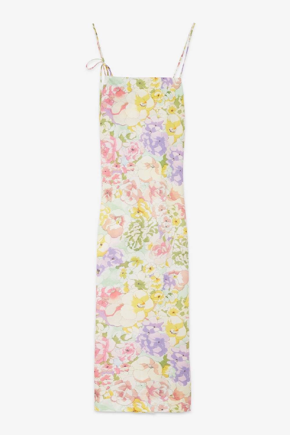 Ottod'Ame Cotton Midi Dress With Slit