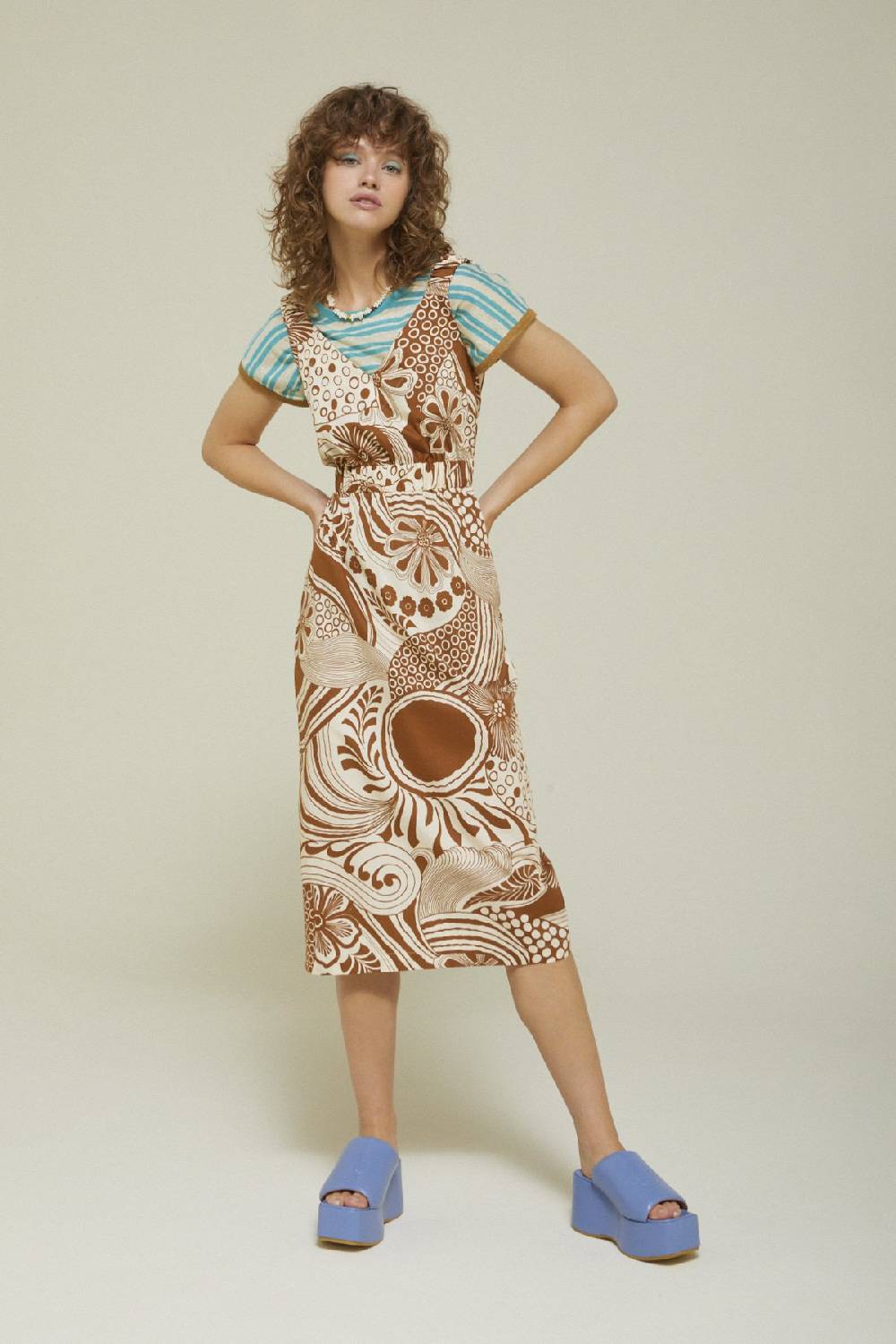 ottod'Ame Cotton midi dress