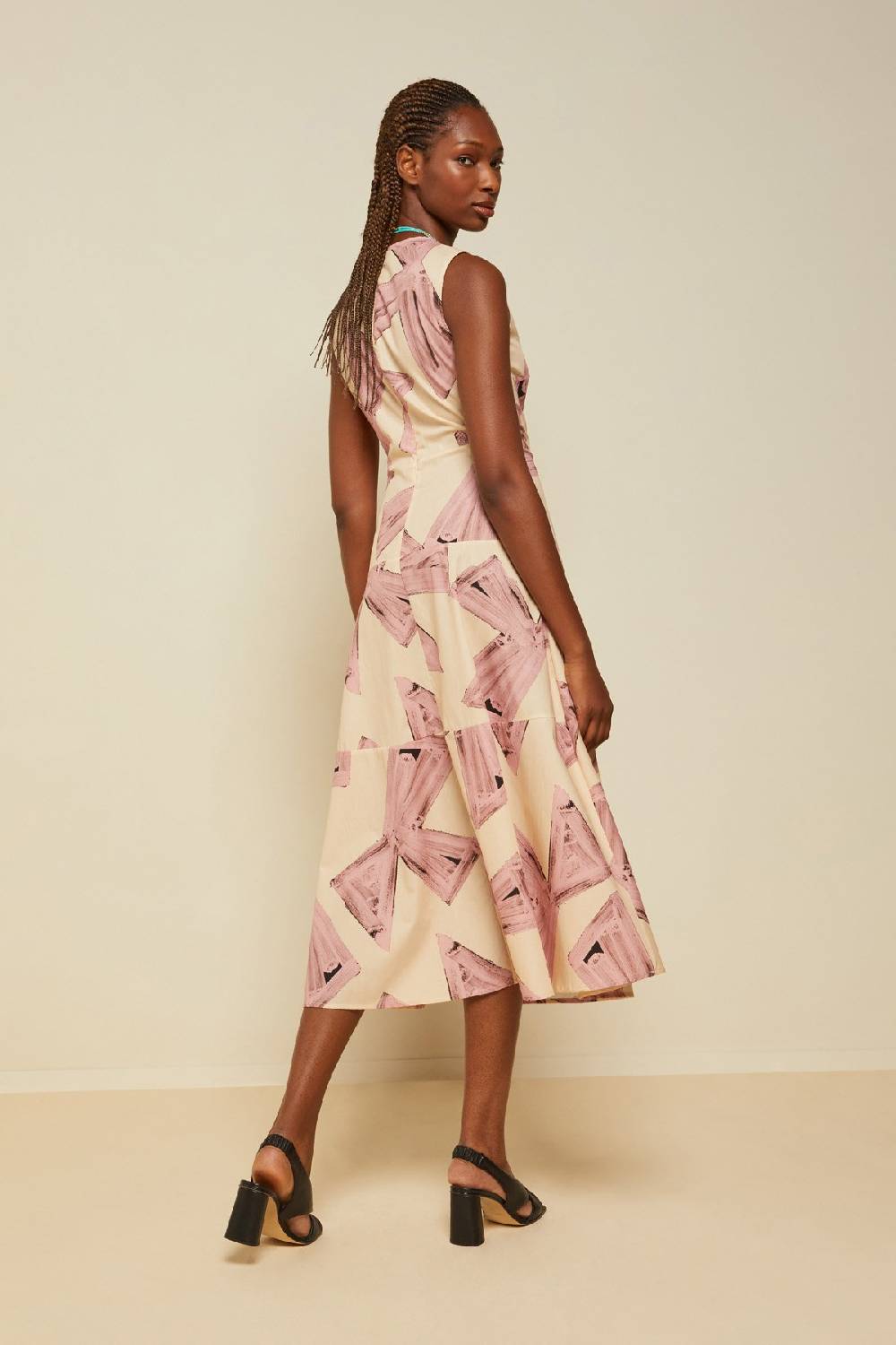 Ottod'Ame Cotton Midi Poodle Dress