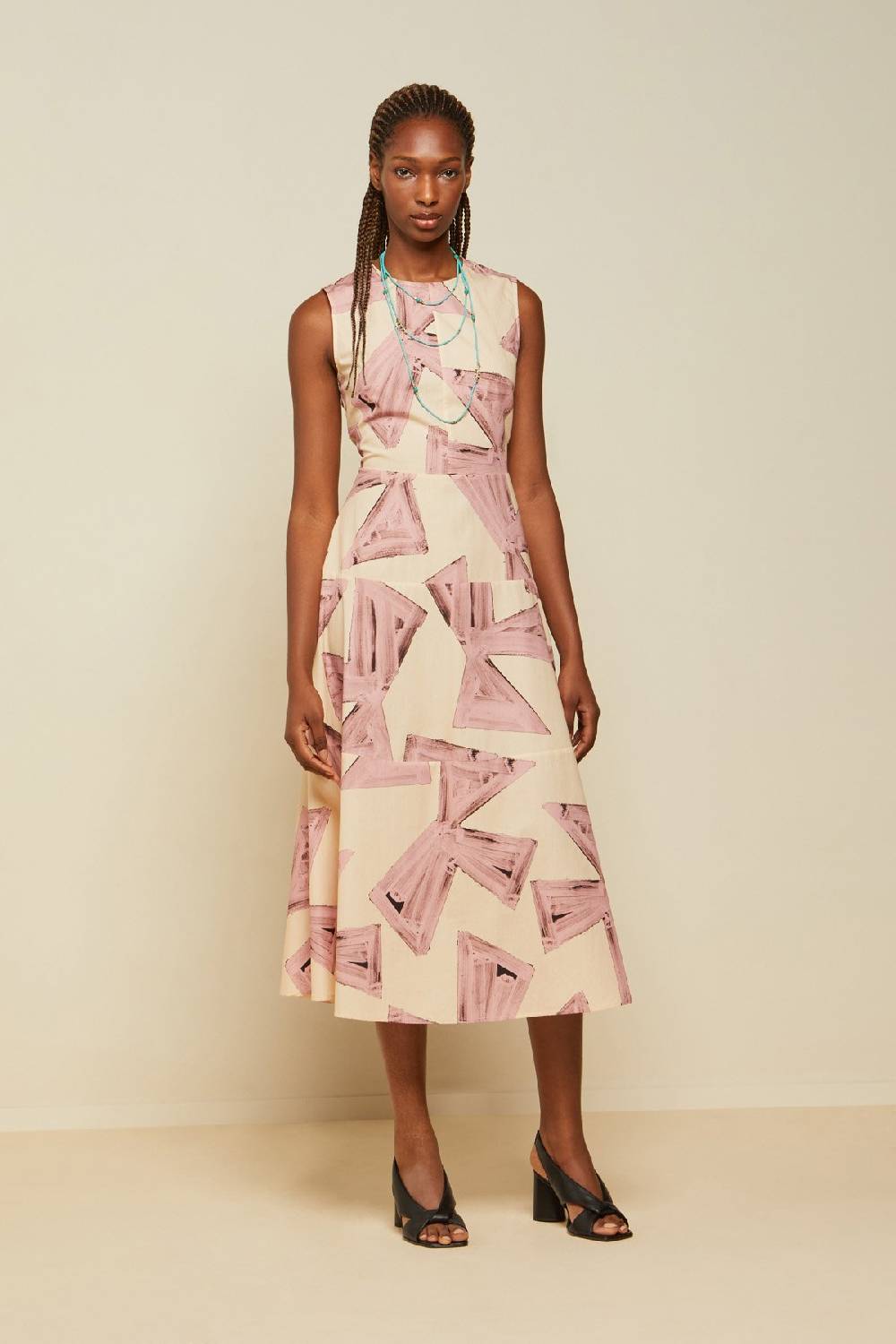 ottod'Ame Cotton midi poodle dress