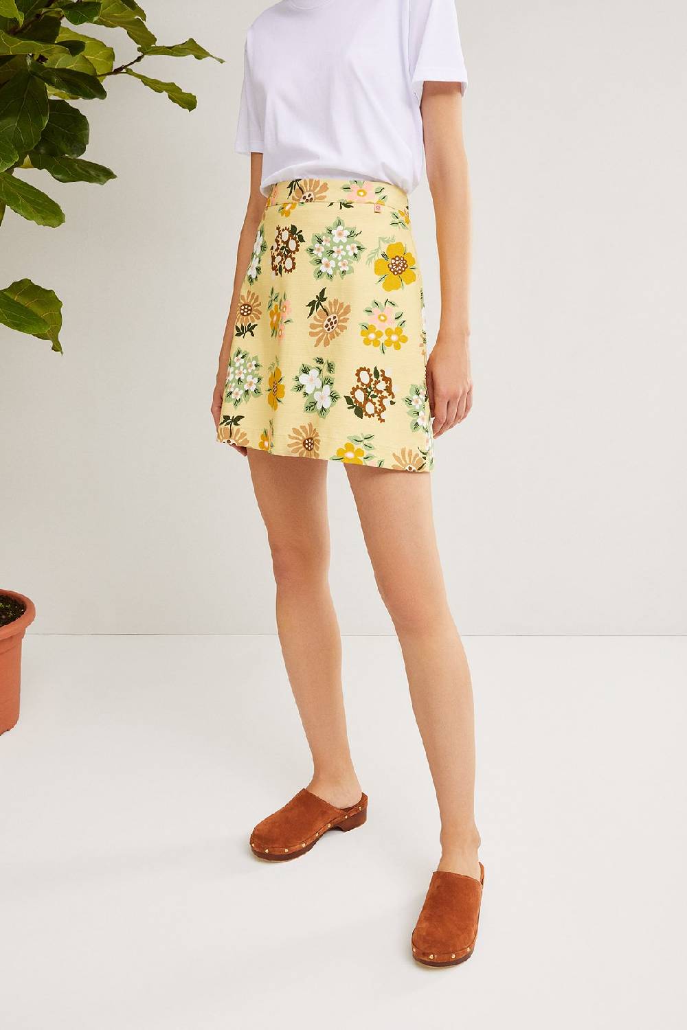 Ottod'Ame Cotton Mini Skirt