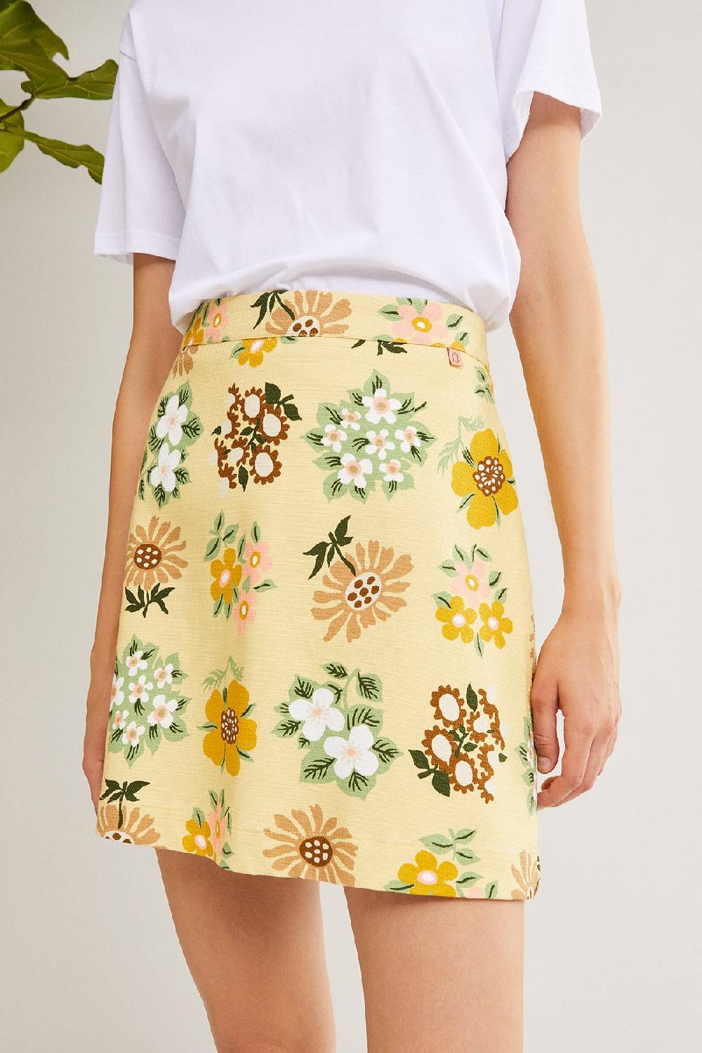 Ottod'Ame Cotton Mini Skirt
