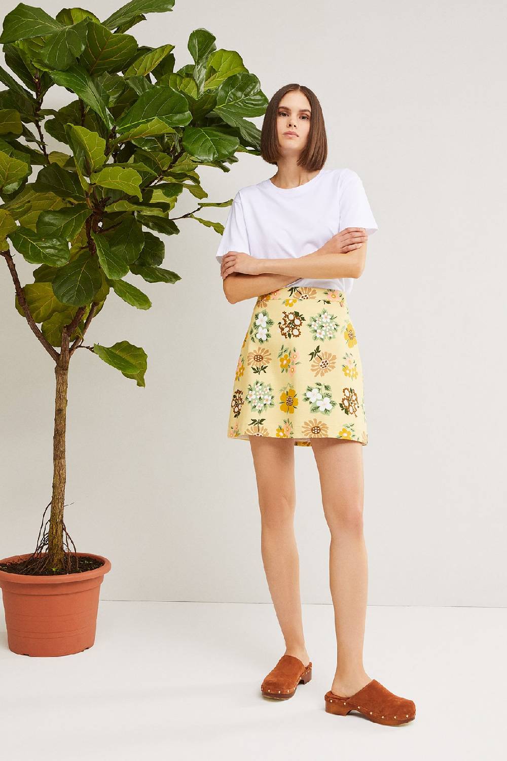 ottod'Ame Cotton mini skirt
