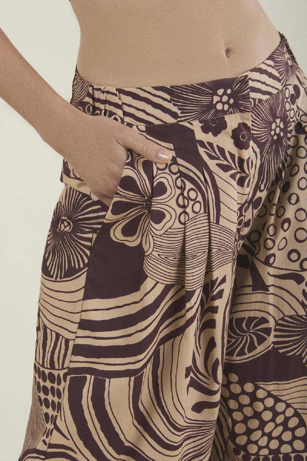 Ottod'Ame Cotton Palazzo Trousers