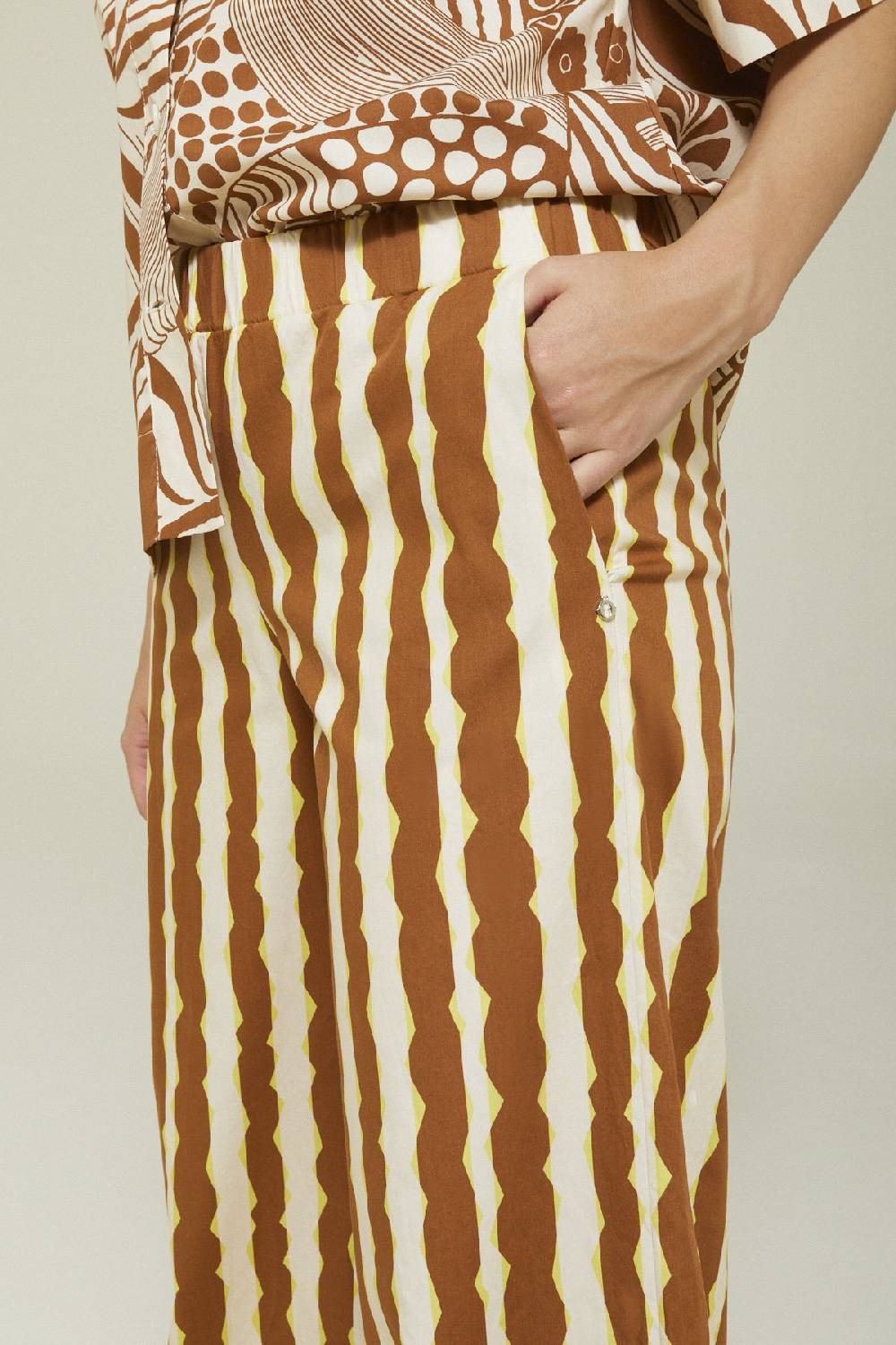 Ottod'Ame Cotton Palazzo Trousers