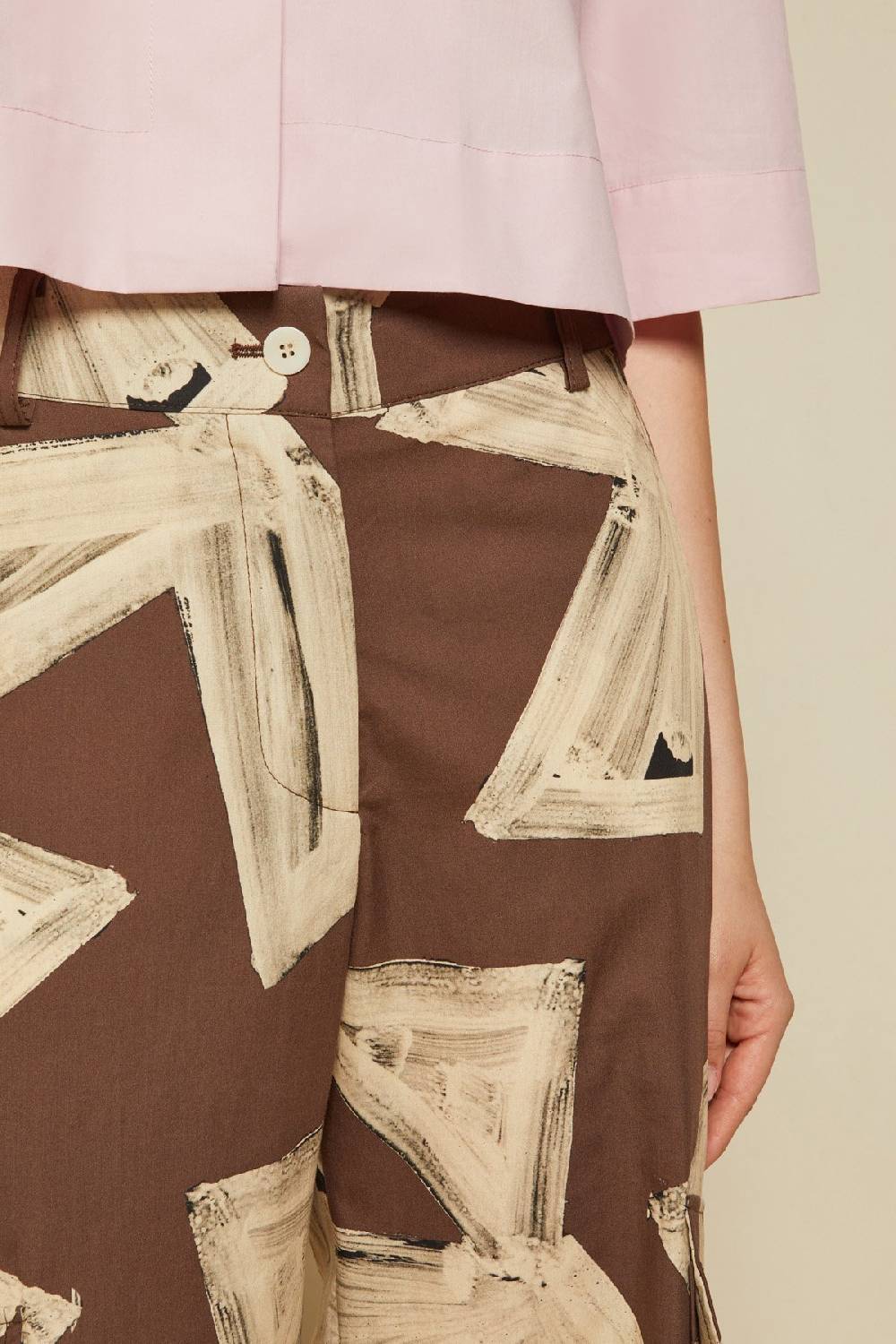 Ottod'Ame Cotton Palazzo Trousers