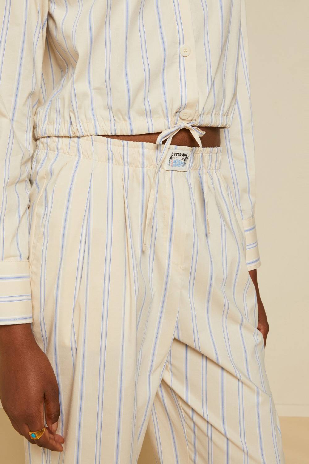 Ottod'Ame Cotton Palazzo Trousers